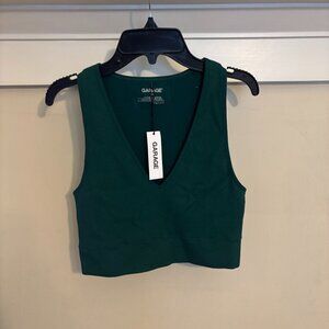Garage Crop Tank Tops